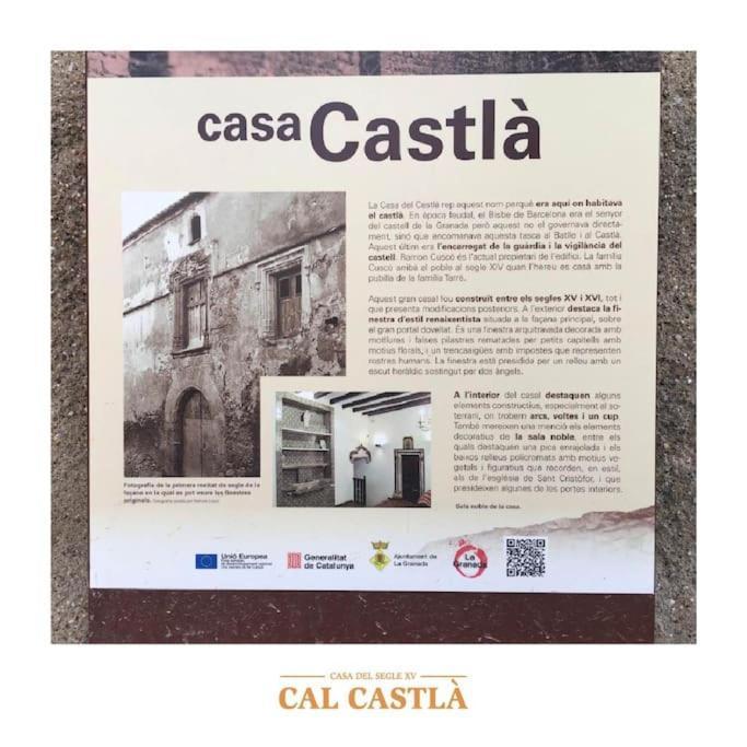 Cal Castla Vila La Granada Exterior foto